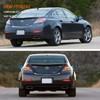 ADIIL 2PCS Smoked Lens Red LED Rear Bumper Bar Reflector