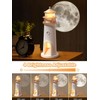 Aohcae Lighthouse Decoration, LED Moonlight Lamp with Remote Control, Night