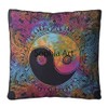 Sophia Art Indian Multi Elephant Mandala Floor Pillow Square Ottoman
