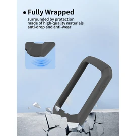 Case for Garmin Edge 1050 GPS Bike Computer, Sillence Material,Shock-Absorbing and Anti Drop Protection Soft Half Shell,Gray.