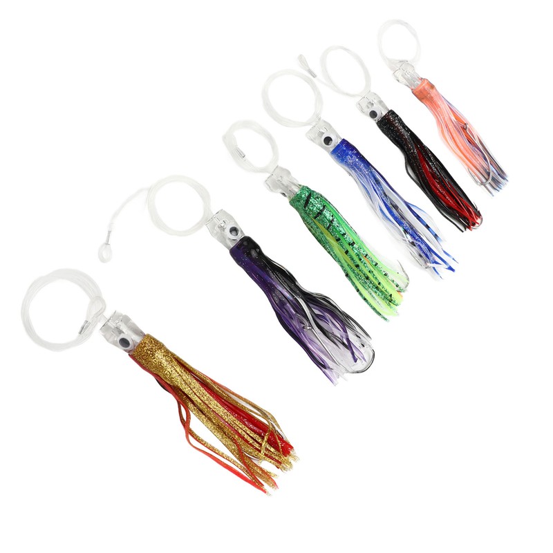 6pcs 25cm Saltwater Trolling Lure Saltwater Casting and Trolling Swimbait
