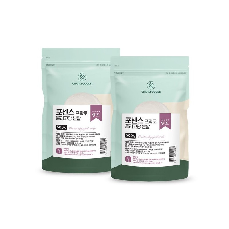 프락토올리고당 분말 프리바이오틱스 유산균먹이 2팩 Fructooligosaccharide Powder Prebiotic Probiotic Food
