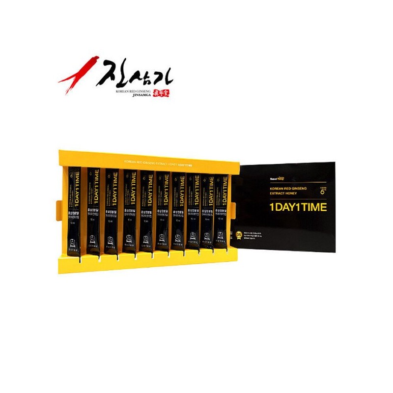진삼가 홍삼정 봉밀 원데이원타임 10ml x 10포 Jinsamga Red Ginseng