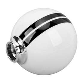 SIXRUN Palanca de Cambios de 6 Velocidades para Shelby GT500, Pomo de Palanca de Cambios de Bola Redonda con 3 Adaptadores para Vehículos Manuales Pomo de