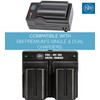 BM Premium 2 NP-FM500H Batteries for Sony Alpha a77II, a68,