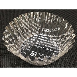 Daikoku Industry 3775069 Commercial Side Dish Cup Patisserie Film Case, White, 8F, Bottom Diameter 2.0 x Height 1.2 inches (50 x 30 mm), 500 Sheets