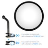 5.7 Inch Convex Round Mirror Blind Spot For Isuzu Mitsubishi