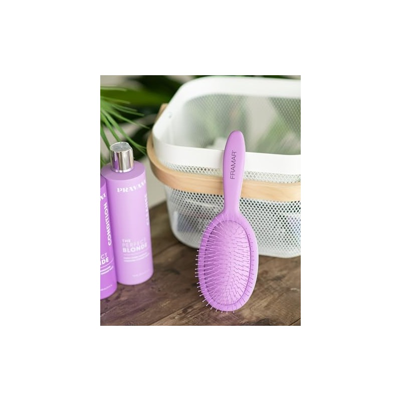 Framar Cepillo desenredante para cabello grueso – Cepillo desenredante para