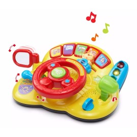 VTech Electronic Steering Wheel Car Driver Turn and Learn Music Baby Learning Toy Game