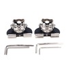 2Pcs LED Light Bar Mounting Bracket A Pillar Hood LED
