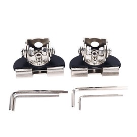 2Pcs LED Light Bar Mounting Bracket A Pillar Hood LED Pod Light Mount Bracket Clamp Holder for Car Off Road Vehicle