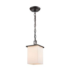 Thomas Lighting EN110146 Broad Street 1-Light Exterior Pendant in Textured Black