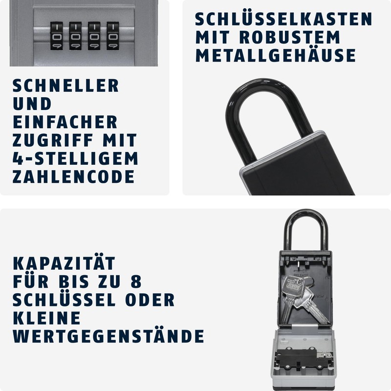 ABUS Keygarage 737 4 Digit Shackle Lock