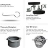 Neodrain 24-Inch Brushed Linear Shower Drain, 2-in-1 Flat & Tile