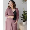 Kindred Bravely Emmaline Maternity & Nursing Robe Hospital Bag/Delivery Essential
