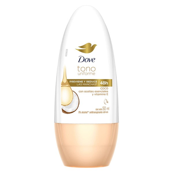 Dove Desodorante Antitranspirante para Mujer Clear Tone en Roll on 50 ml