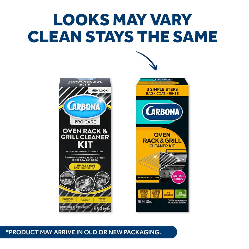 Carbona Oven Rack & Grill Cleaner | Eliminates Thick Grease