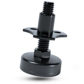 Commercial-Grade Adjustable Leveling Feet - Easy Install Furniture Feet Levelers for Heavy-Duty Desks, Chairs, Tables, Cabinets, T-Nut Kit 3/8 inch-16 Thread, Non-Slip, 4 Pack (3/4”-1 ¾”)