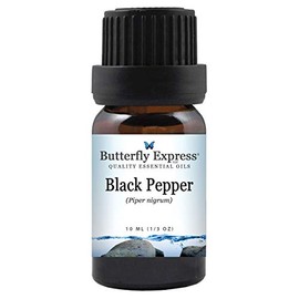 Black Pepper Essential Oil 10ml - 100% Pure by Butterfly Express