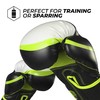 ESSENTIAL BOXING GLOVES GREEN 8-OZ