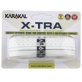 Karakal X-TRA Replacement Grip - Tennis - Badminton - Squash (White)
