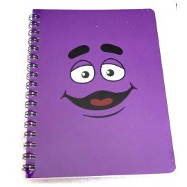 McDonald's McDonalds Grimace Mini Swag Spiral Notebook Journal Diary New Sealed