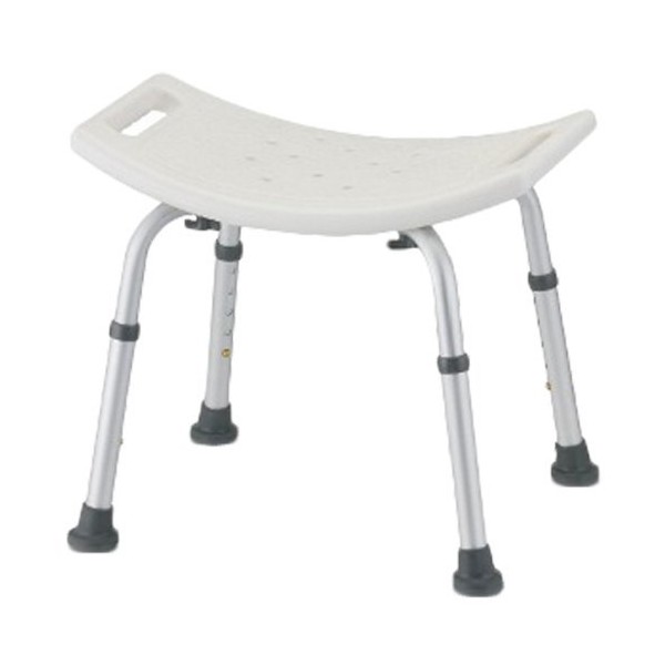 NOVA Medical Products Shower & Bath Chair, Quick & Easy Tools Free Assembly, Lightweight & Seat Height Adjustable