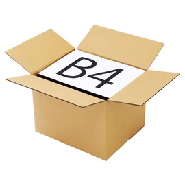 Earth Cardboard ID0007 Cardboard, 100 Sizes, 50 Pieces, B4, Depth 10.4 inches (263 cm), Cardboard, 3.9 inches (100 mm), Moving