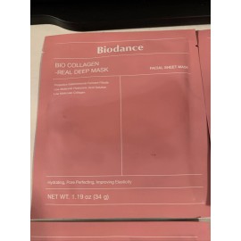 Biodance BIO-COLLAGEN  REAL DEEP MASK PACK 34g x 4ea - HYDRATING & PORE MINIMIZ