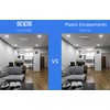 SEAL360 Square Magnetic Vent Covers (2-Pack), Pockets for Complete Seal,