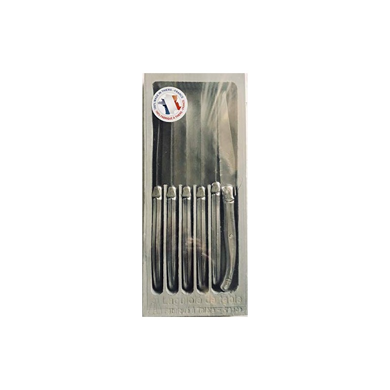 Barenthal Laguiole Stainless Steel Steak Knife Set, 6 Piece