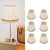 6Pcs Small Lamp Shades Safe Soft Easy Installation Modern Light