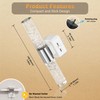 JandCase Night Lights Plug into Wall, 180° Rotating 2 Pack