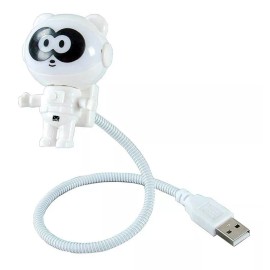 Maíz Lampara Led Panda Astronauta Conexión Usb Flexible Led-044