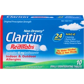 Claritin 24 Hour Allergy Redi Tabs, 10 Count
