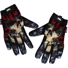 Lethal Threat Reaper Mens Textile Motorcycle Gloves Black SM