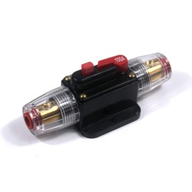 Ytian DC 12V-24V 100 Amp Circuit Breaker, Fuse Holder, Inline Fuse Block For Car Audio Solar Inverter System Protection