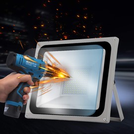 AILIB 100W Outdoor LED Flood Lights,IP65 Waterproof Daylight White 5000K Super Bright Security Lights, Outdoor Floodlight for Yard, Garden, Playground, Basketball Court (Daylight White, 100W)