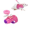 Hamster Leash & Harness On-The-Go Tow Rope Adjustable Anti-Lost Chest