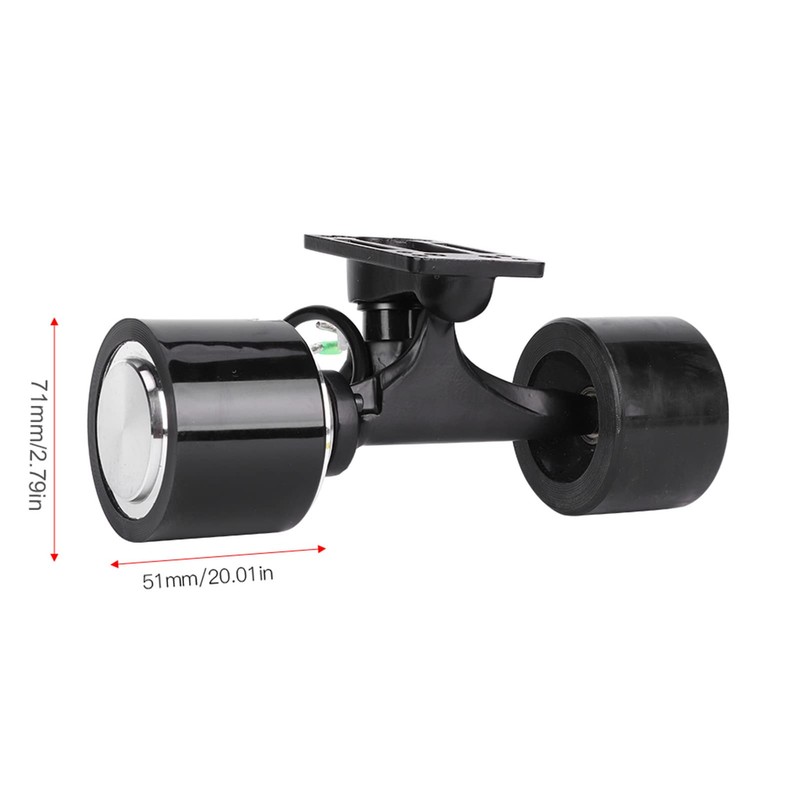 72mm Hub Motor Skateboard, 350W Electric Skateboard Brushless Hub Motor