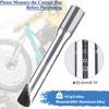 ZUKKA 自転車ステムライザーアダプター 22.2mm 自転車フォークステムクイル ハンドルバーエクステンダー ロードマウンテンサイクリング用 シルバー