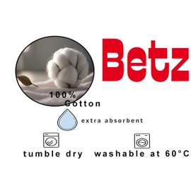 Betz Men's Sauna Kilt with Buttons 100% Cotton Terry Cloth Red Striped