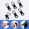Ouligay 6pcs Replacement Zipper Pull Detachable Zipper Pull Tabs Metal