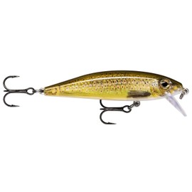 Rapala X-Rap CountDown Lure with Two No. 10 Hooks, 0.6-1.2 m Swimming Depth, 5 cm Size, Live Brown Trout