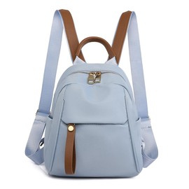 FUNSEED Mini Backpack for Women Casual Lightweight Oxford Cloth Shoulder Bag for Daily Use, blue