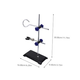 GANAZONO 1pc Miniature Iron Support Stand for Laboratory Portable Retort Frame Equipment for Schools and Easy to Assemble Compatible