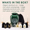 Urn for Human Ashes, Set of 5, Metal, Funeral, Green