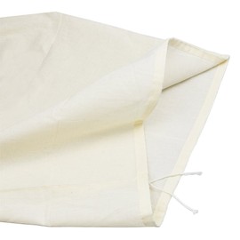 Therpin Reusable Cotton Muslin Straining Bag Fine Mesh Food Strainer Filter Bags for Nut Milk, Juice, Cheesecloth, Yogurt, Home Brewing, Hop Bags (35cm x 25cm)