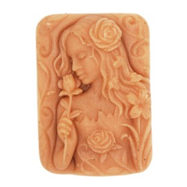 Rose Girl 0982 Craft Art Silicone Soap Mold Craft Molds DIY Handmade soap molds