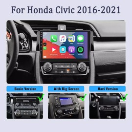 For Honda Civic 2016-2021 Apple Carplay Android 12 Car Stereo Radio GPS Navi BT